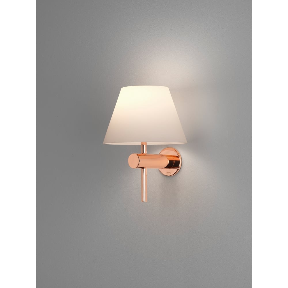 Astro 1050010 Roma Single Light Bathroom Wall Fitting in Copper Finish  N10086 - Indoor Lighting from Castlegate Lights UK